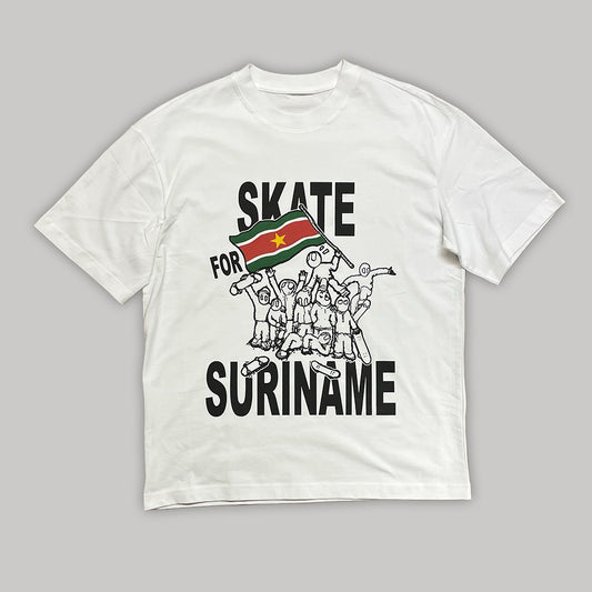 SKATE FOR SU TEE (WHITE)