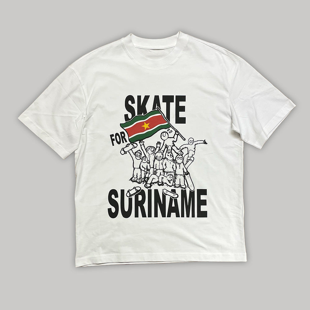 SKATE FOR SU TEE (WHITE)